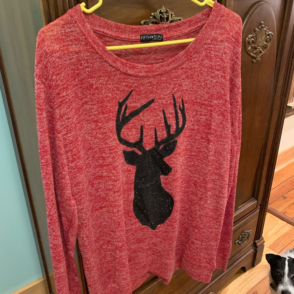 Christmas deer sweater